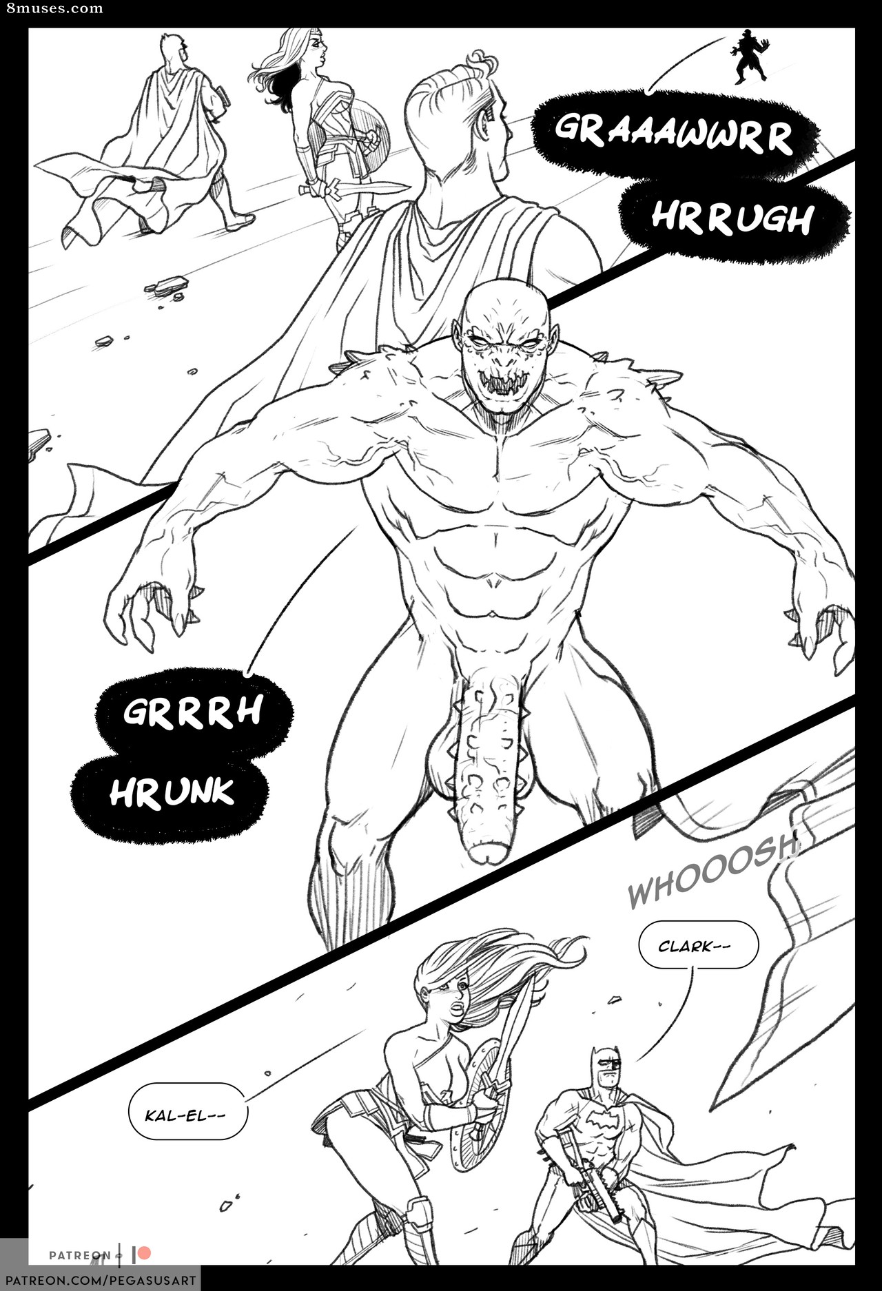 Pinups - Wonder Woman vs. Doomsday - Page 2