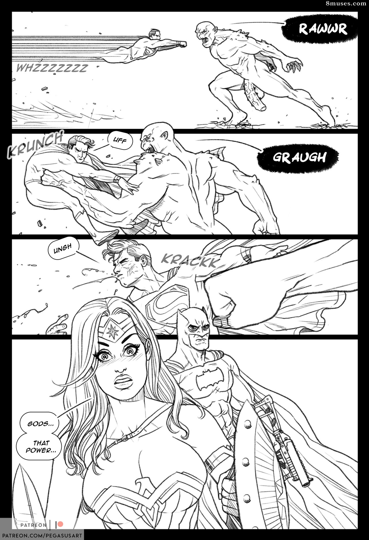 Pinups - Wonder Woman vs. Doomsday - Page 3