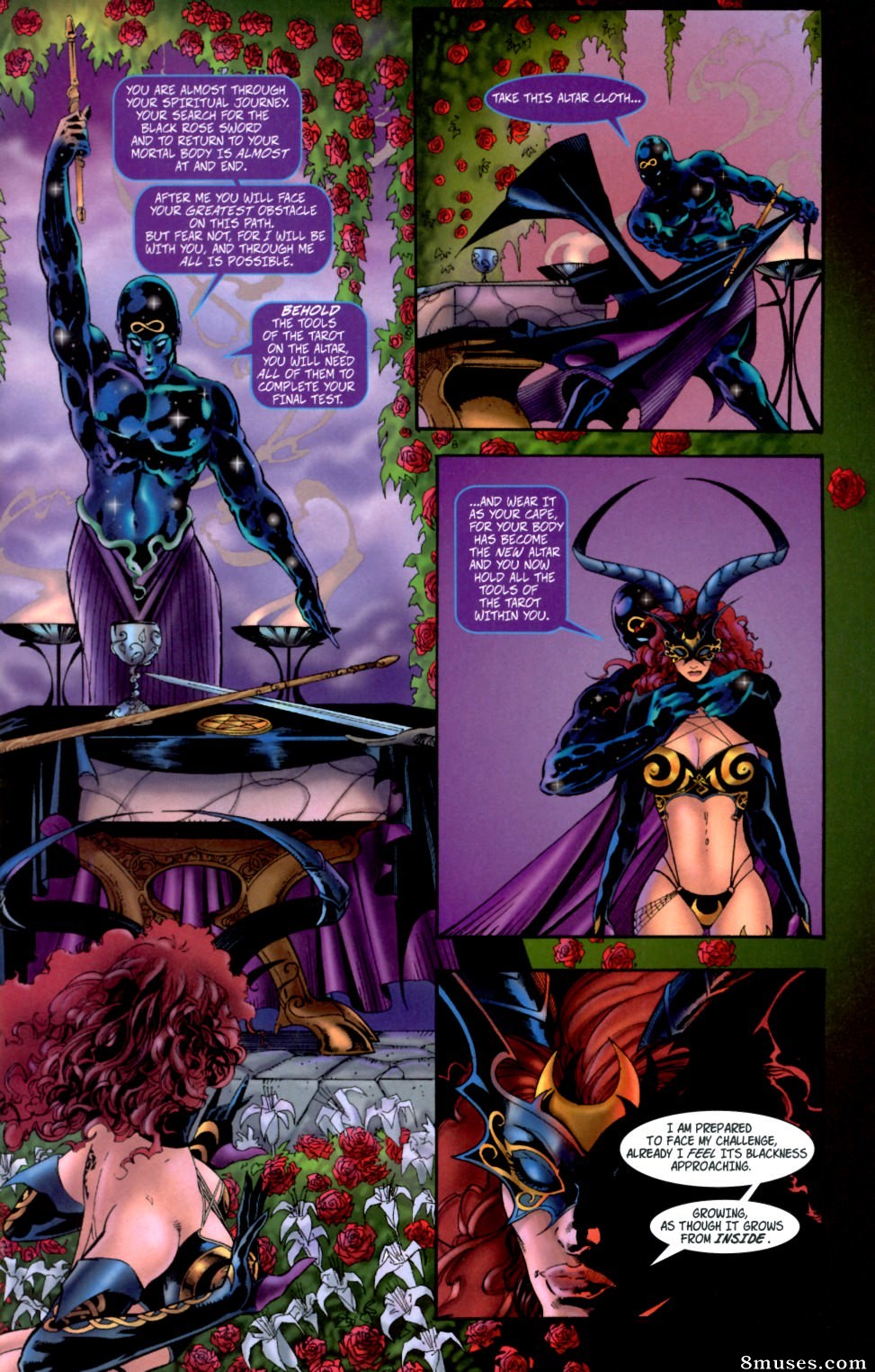 BroadSword Comics - Tarot - Witch of the Black Rose 011 - Page 10