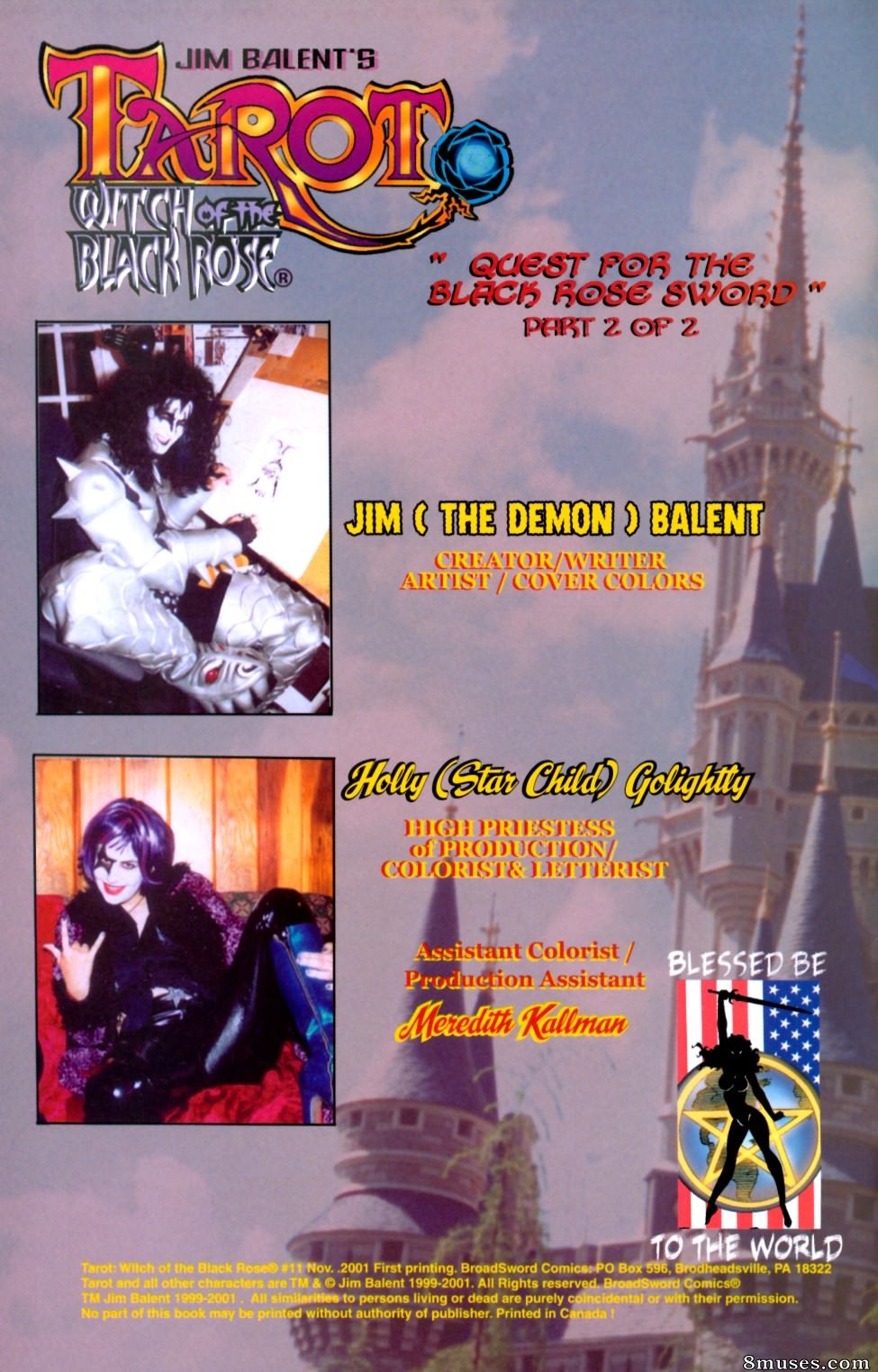 BroadSword Comics - Tarot - Witch of the Black Rose 011 - Page 2