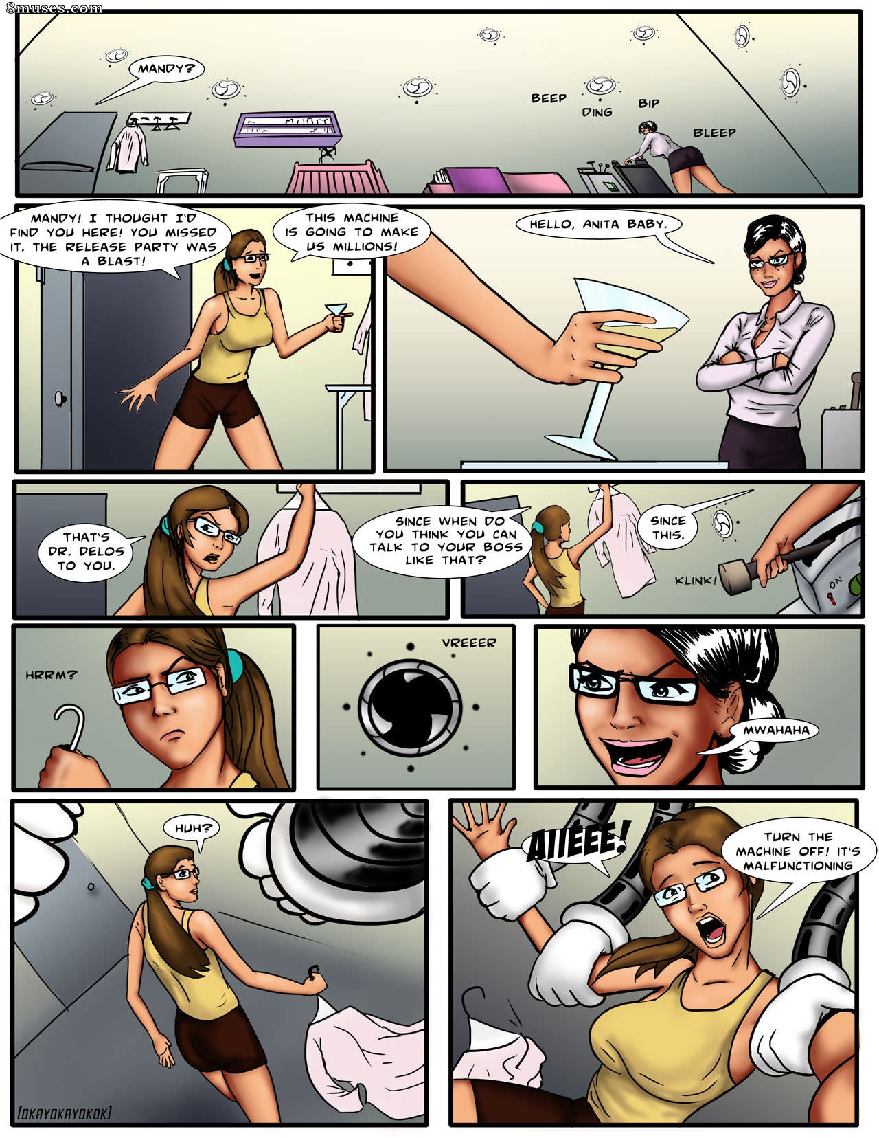 OkayOkayOKOk Comics - Creation of the Mechanical Nursery - Page 2