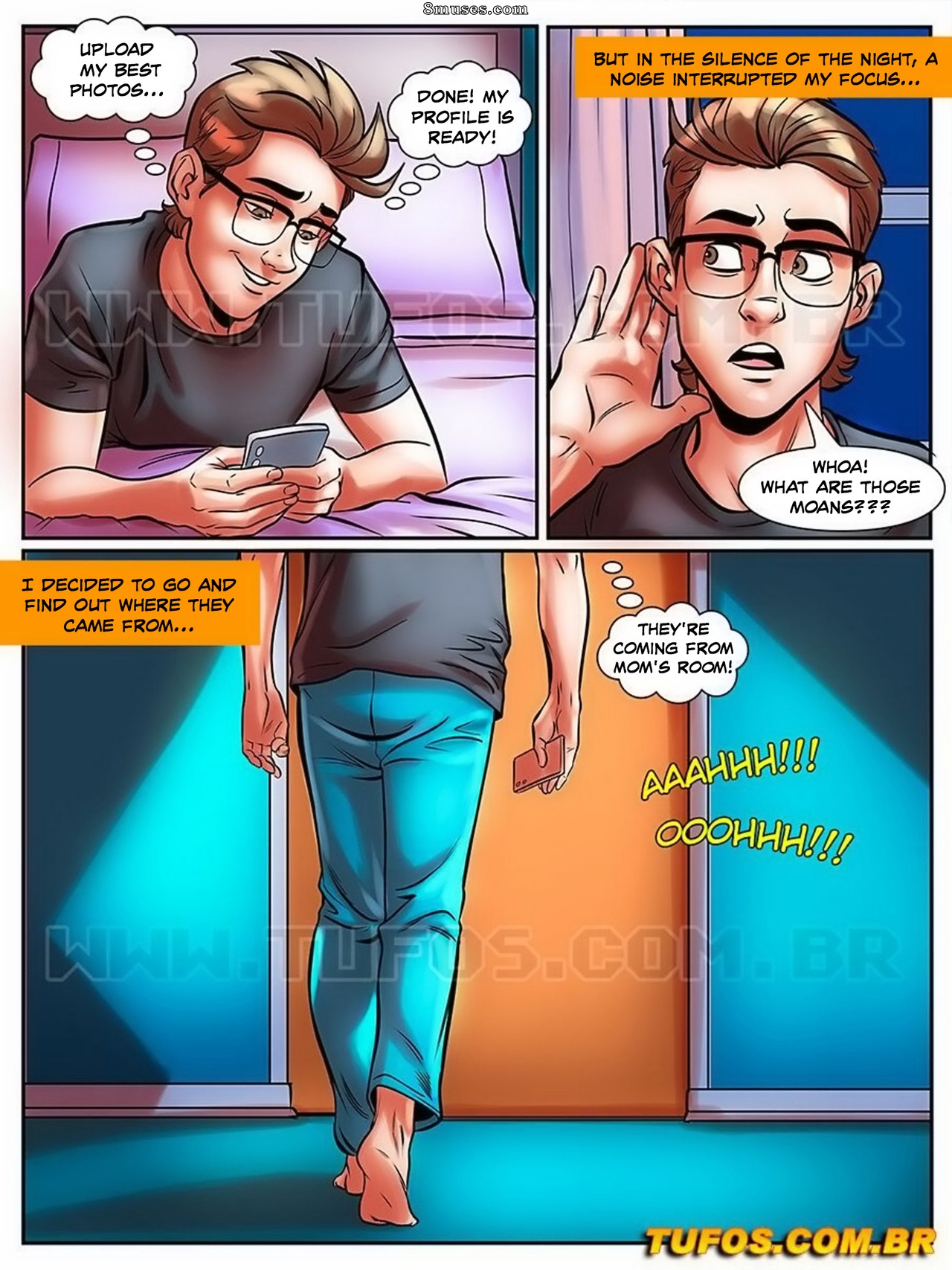 O Nerd Comedor - The Nerd Stallion - English - Issue 24 - Three women in bed - Page 3