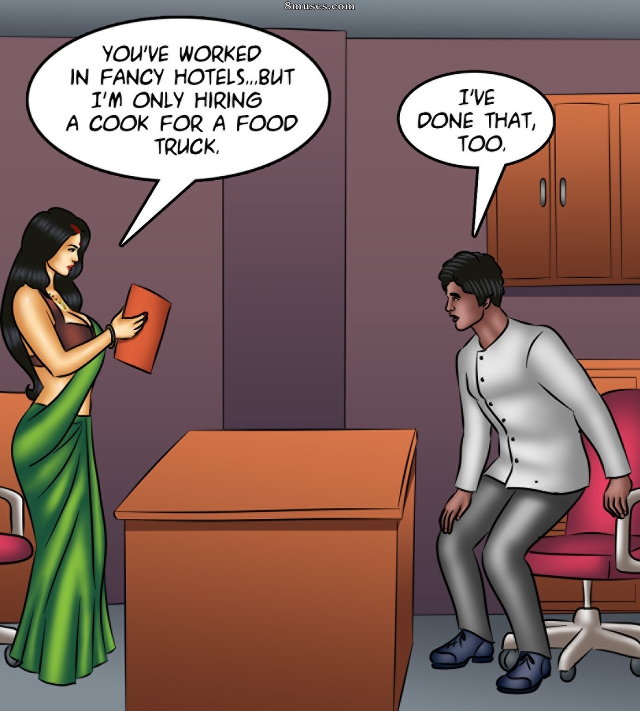 Kirtu.com Comics - Savita Bhabhi - Episode 134 - Sexual Misconduct - Page 8