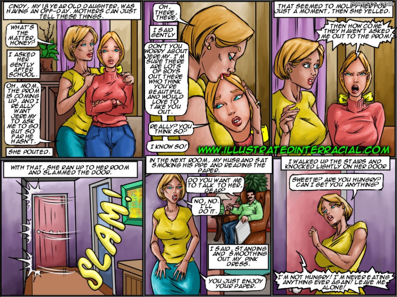 Page 2 | IllustratedInterracial_com-Comics/Mother-Daughter-Day | 8muses -  Sex Comics