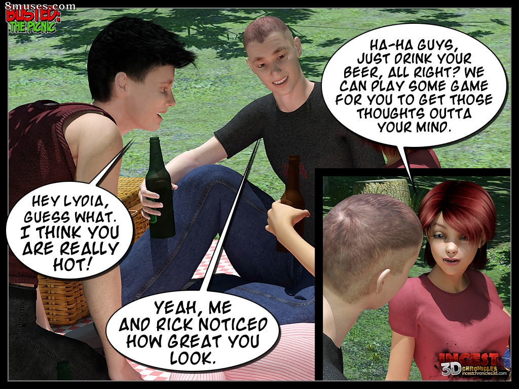 IncestChronicles3D Comics - Busted. The Picnic - Page 12
