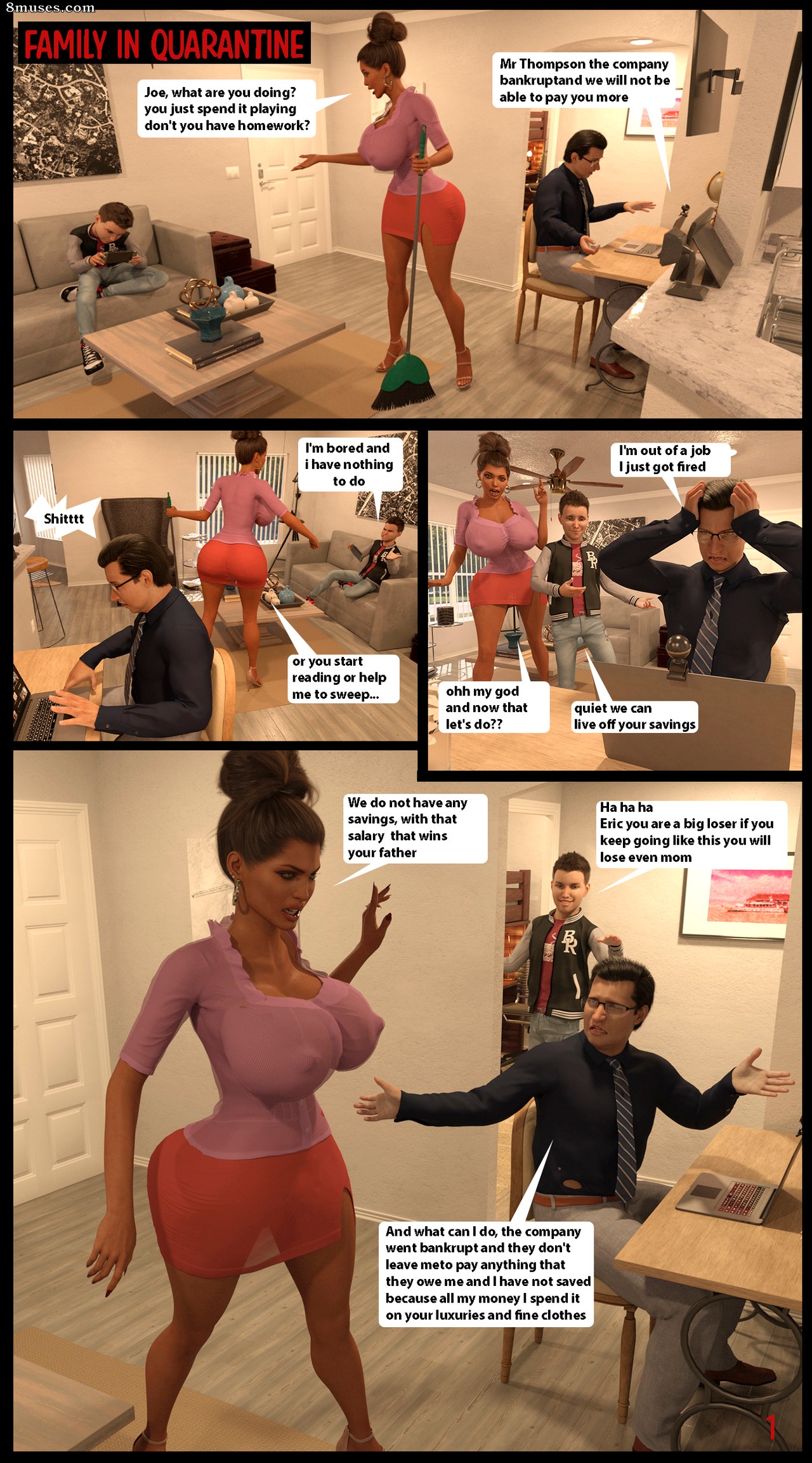 Various Authors - Family In Quarantine - Page 1