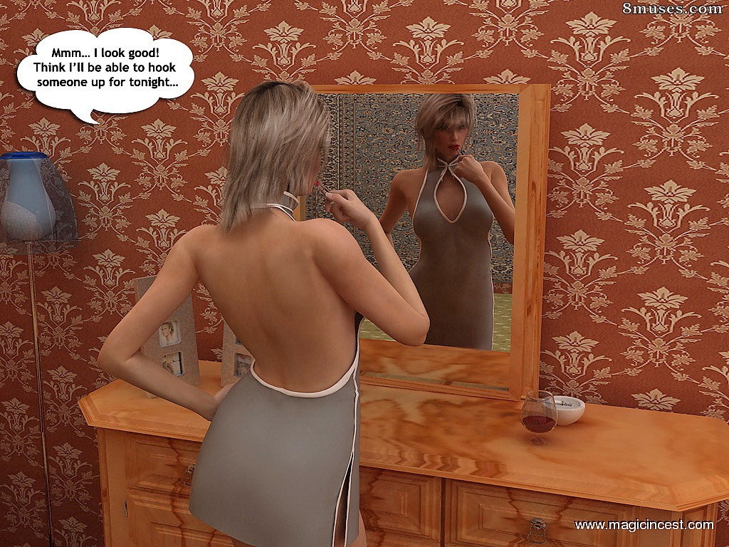 3D - Naughty sonny lets his mother test his sex skills - Page 2
