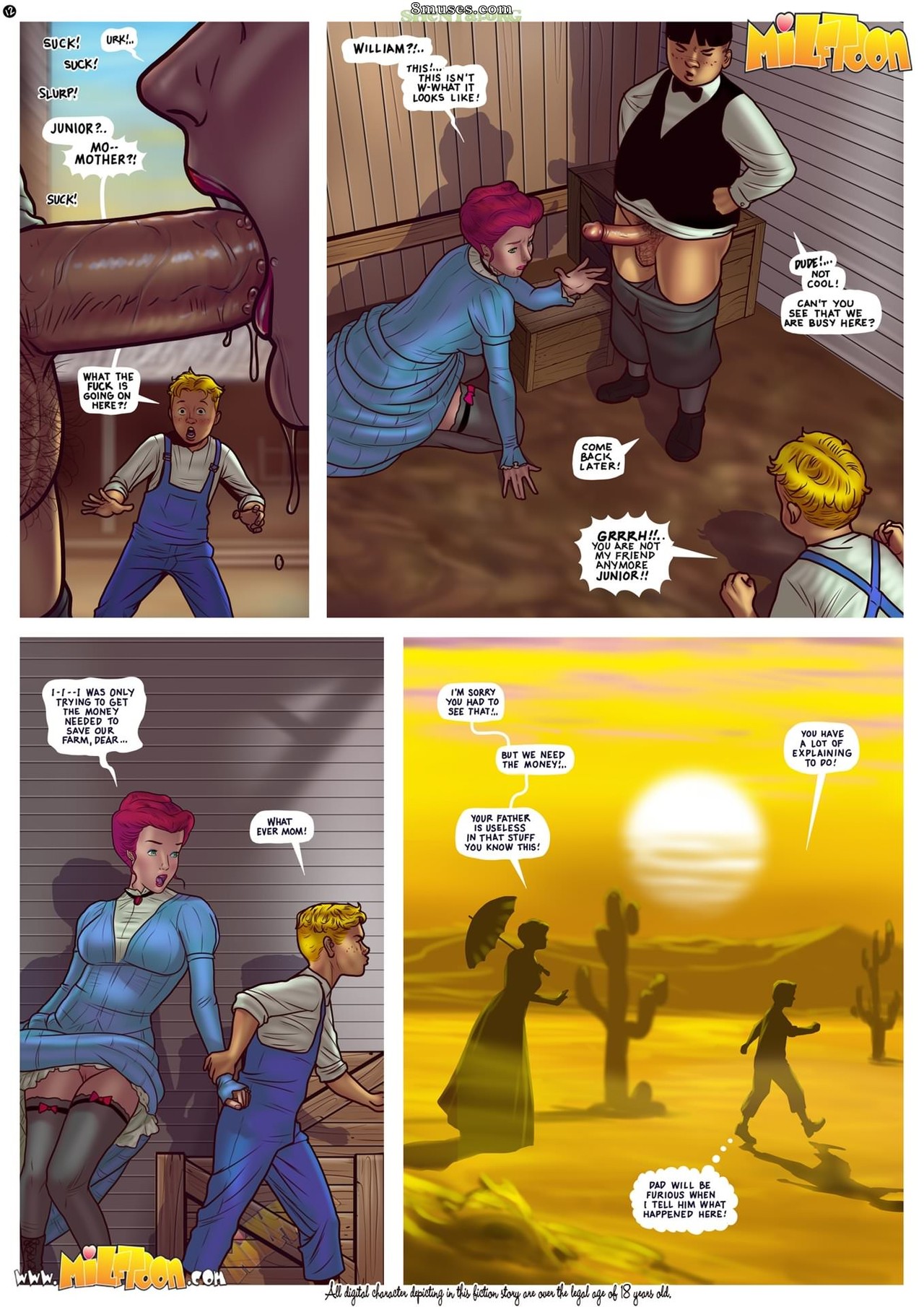 MilfToon Comics - Joder al oeste - Página 13