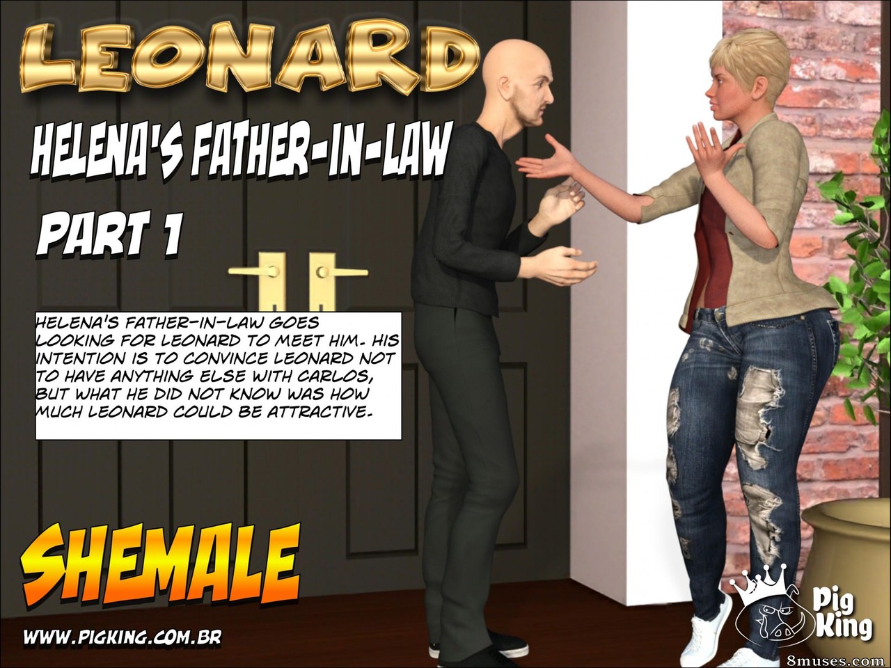 PigKing - CrazyDad Comics - Helena's Father-in-Law - Page 1