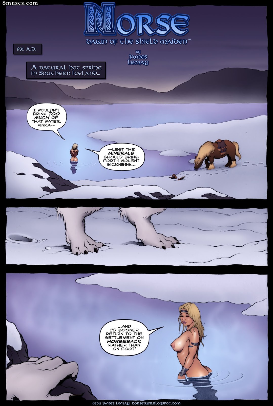 James Lemay Comics - Norse Dawn of The Shield Maiden - Page 1