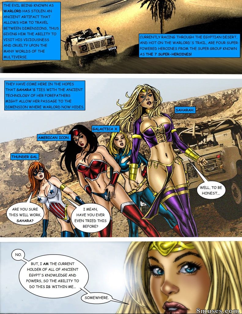 9 Superheroines vs senhor da guerra - Parte 1 - Página 2