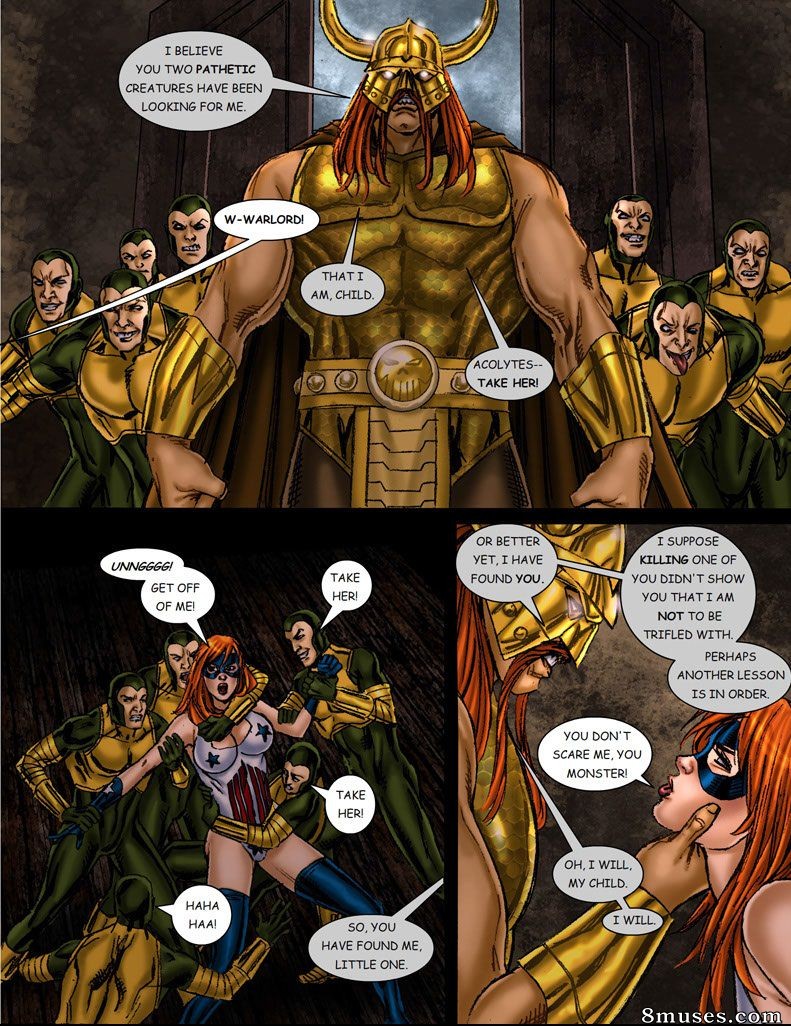 9 Superheroines vs senhor da guerra - Parte 1 - Página 12