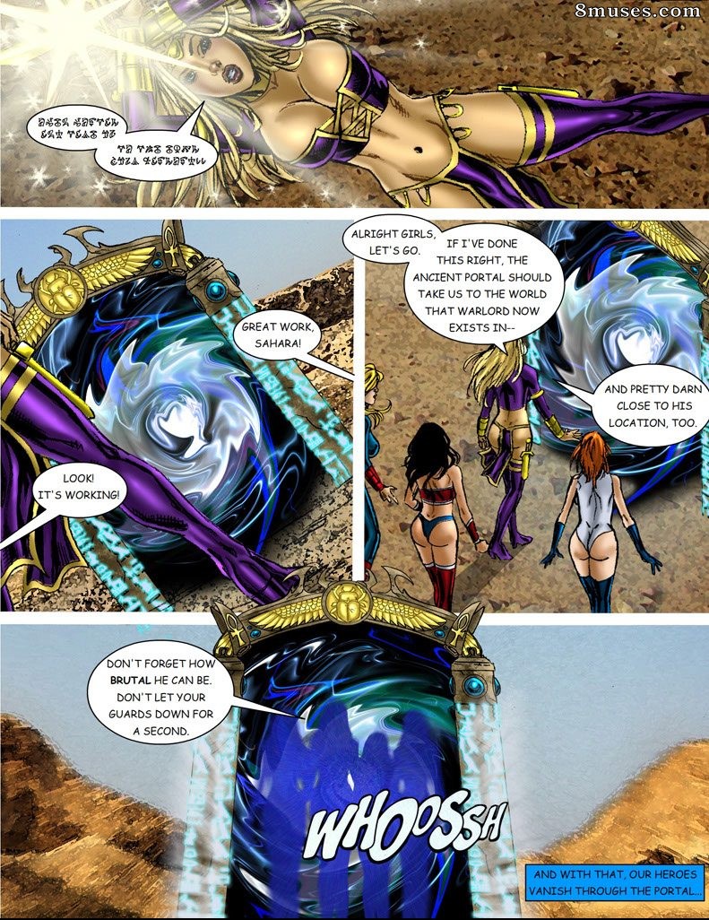 9 Superheroines vs Seigneur de la guerre - Partie 1 - Page 4