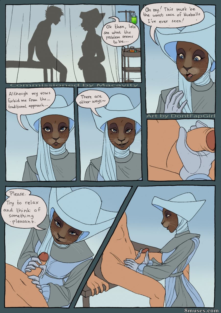 DontFapGirl Comics - Jeitinho ao pé da cama - Página 1
