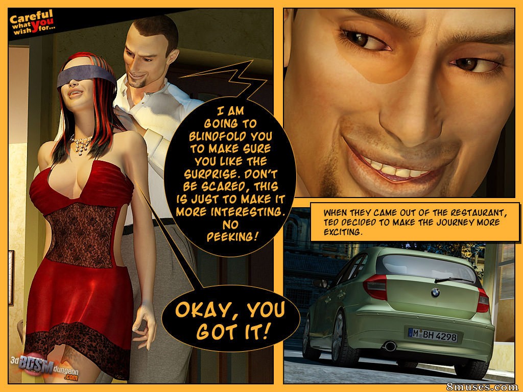 3D BDSM Dungeon Comics - Careful What You Wish For - Page 6