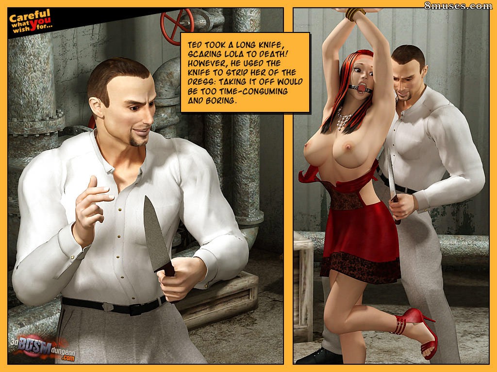 3D BDSM Dungeon Comics - Careful What You Wish For - Page 11