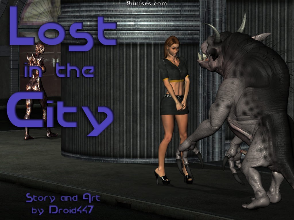 3DMonsterStories.com Comics - Lost in the City - Page 1