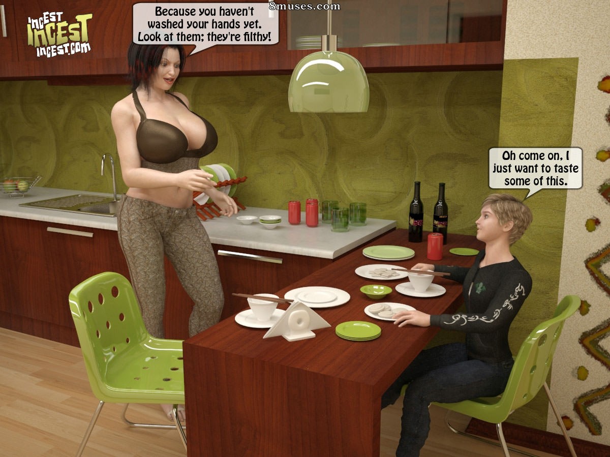 IncestIncestIncest.com Comics - Grandma Teaches a Nasty Lesson to Grandson - Page 3