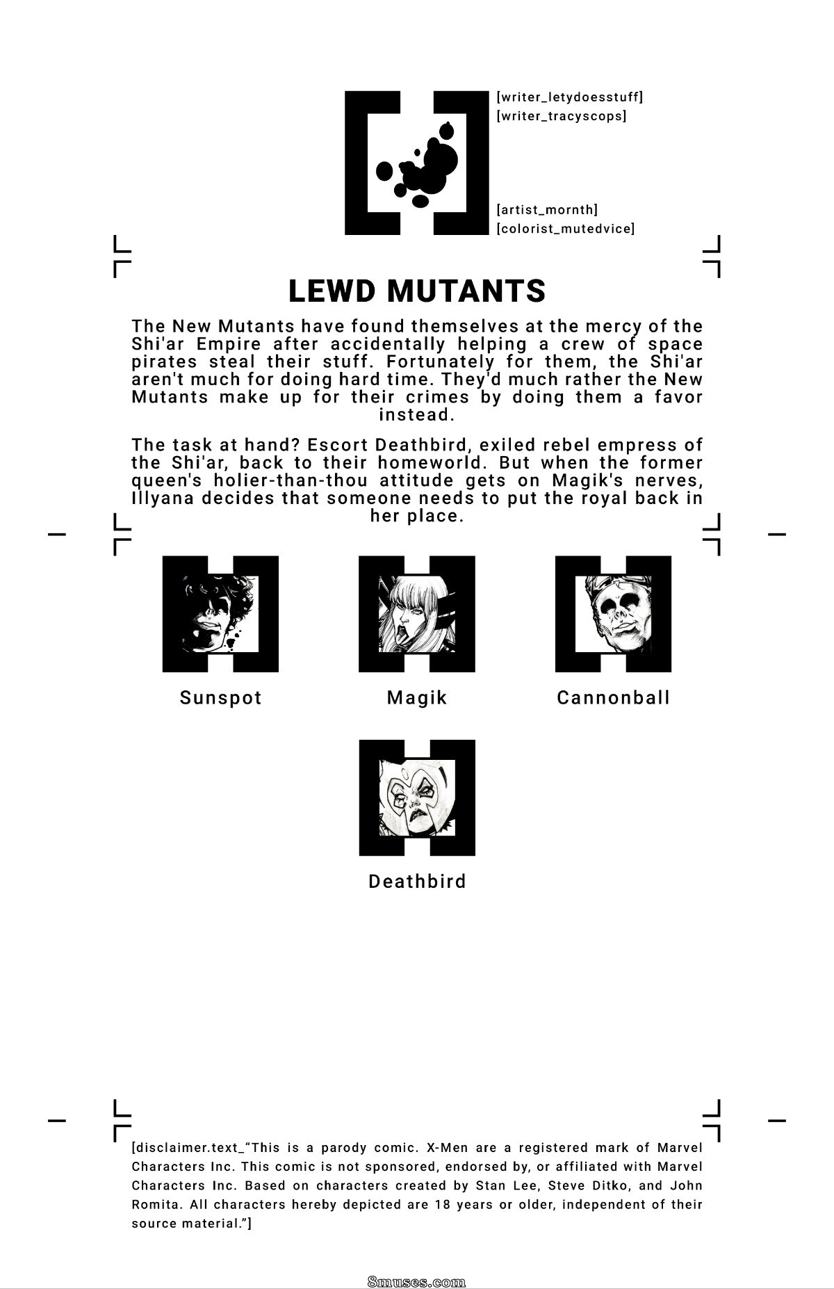 Tracy Scops Comics - House Of XXX - Lewd Mutants - Page 1