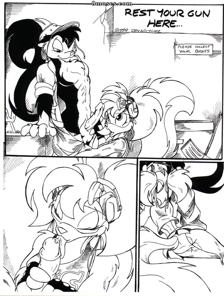 Adult Comix - SPANK with Rest Your Gun Here - Page 2