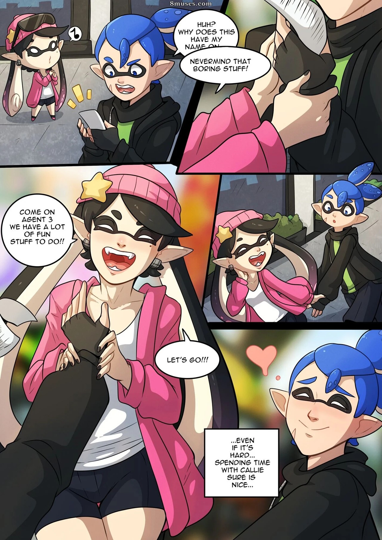 Kinkymation Comics - Mission - Callie (Splatoon) - Page 7