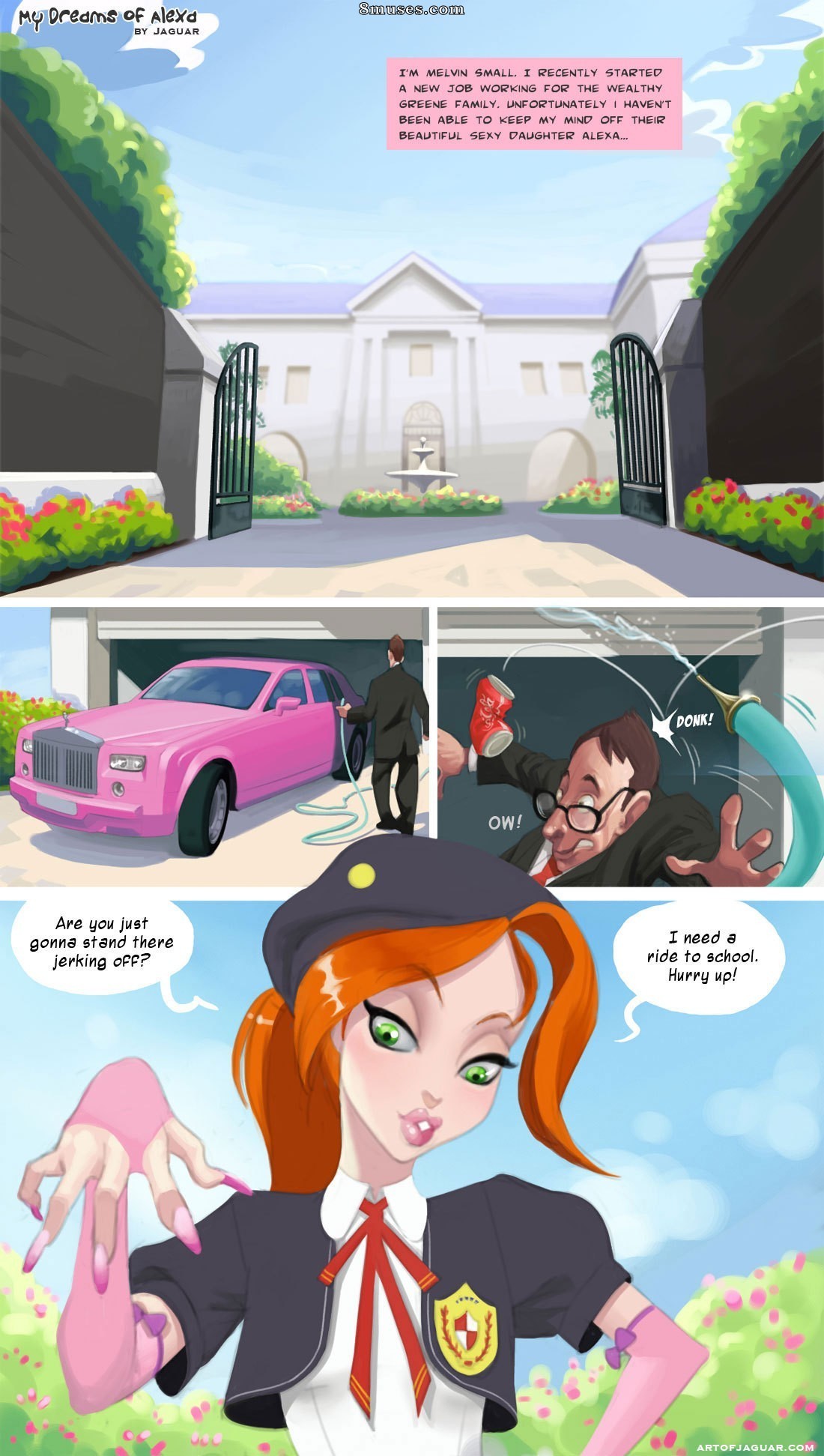 ArtOfJaguar Comics - My Dreams of Alexa - Page 1
