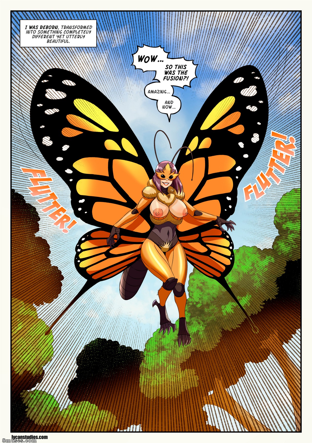 Locofuria Comics - 100 Ways to Become a Monster 44 - Monarch Maiden - Page 26