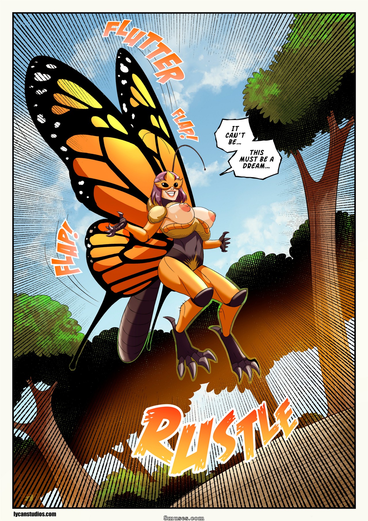 Locofuria Comics - 100 Ways to Become a Monster 44 - Monarch Maiden - Page 25