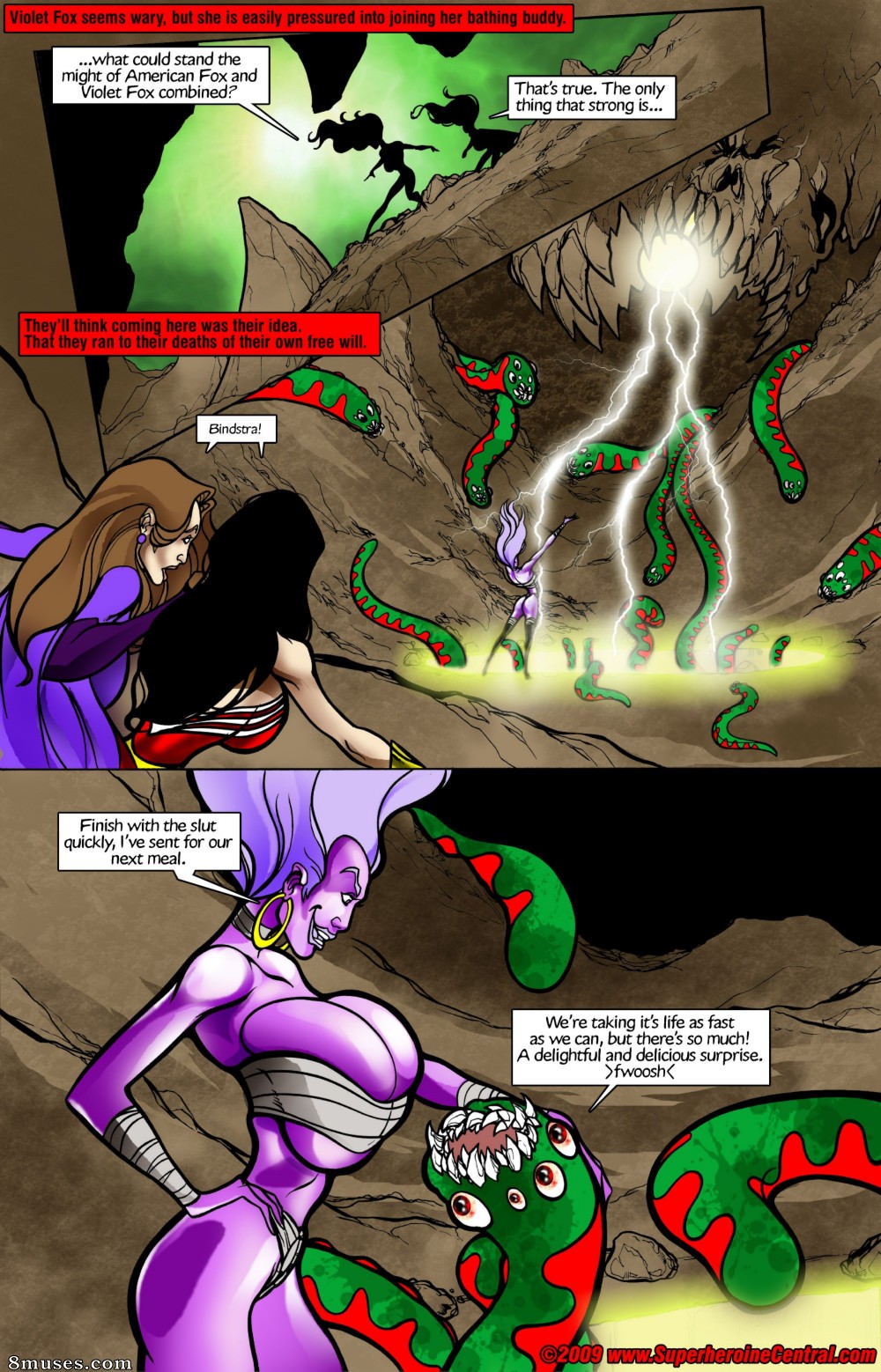 Superheroine Central Comics - Mega Girl vs Bindstra in Cowbell - Page 15