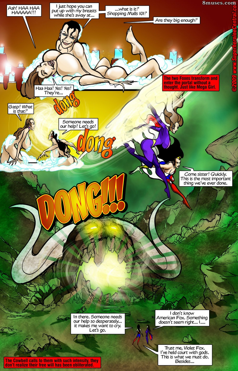 Superheroine Central Comics - Mega Girl vs Bindstra in Cowbell - Page 14