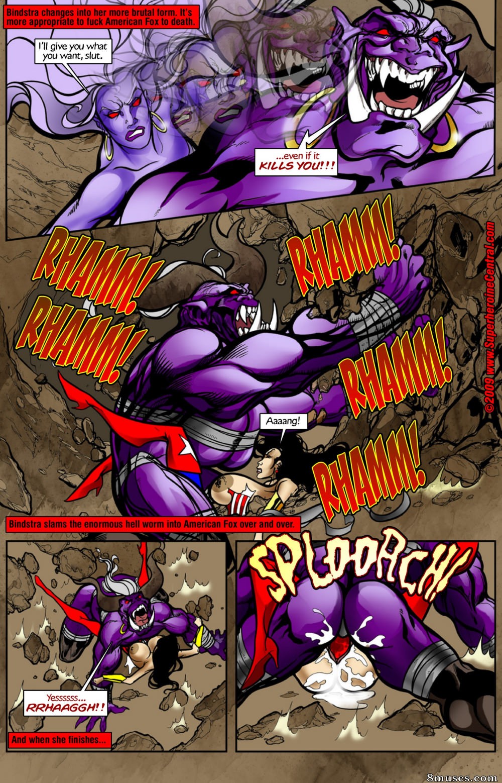 Superheroine Central Comics - Mega Girl vs Bindstra in Cowbell - Page 22
