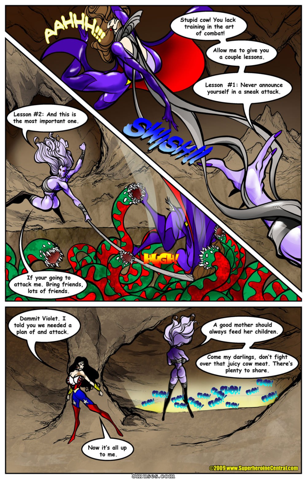 Superheroine Central Comics - Mega Girl vs Bindstra in Cowbell - Page 17