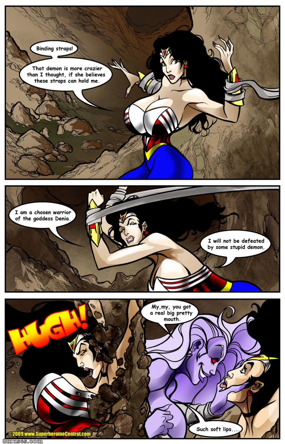 Superheroine Central Comics - Mega Girl vs Bindstra in Cowbell - Page 18