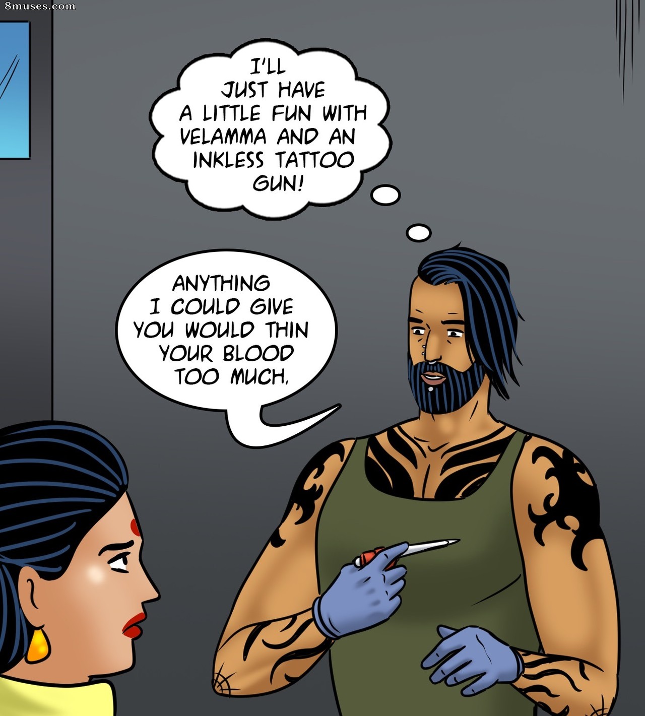 Velamma - Issue 122 - Velamma get a Tattoo - Page 77