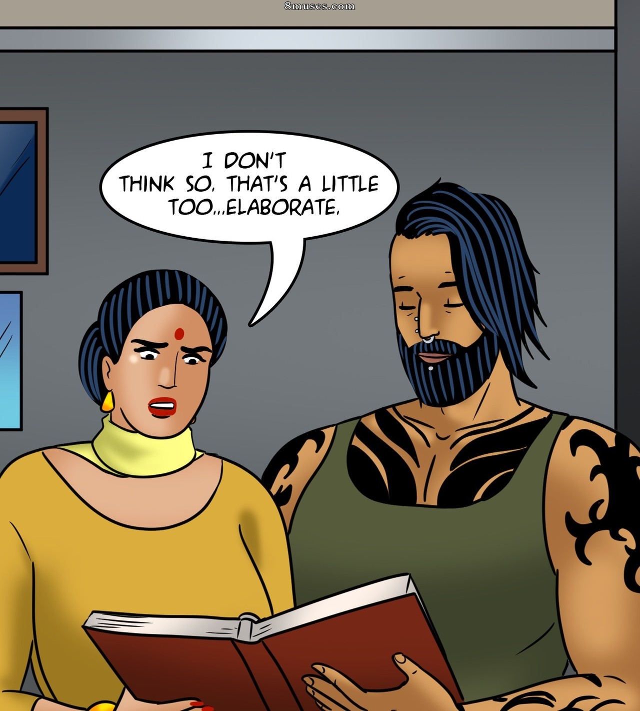 Velamma - Issue 122 - Velamma get a Tattoo - Page 56