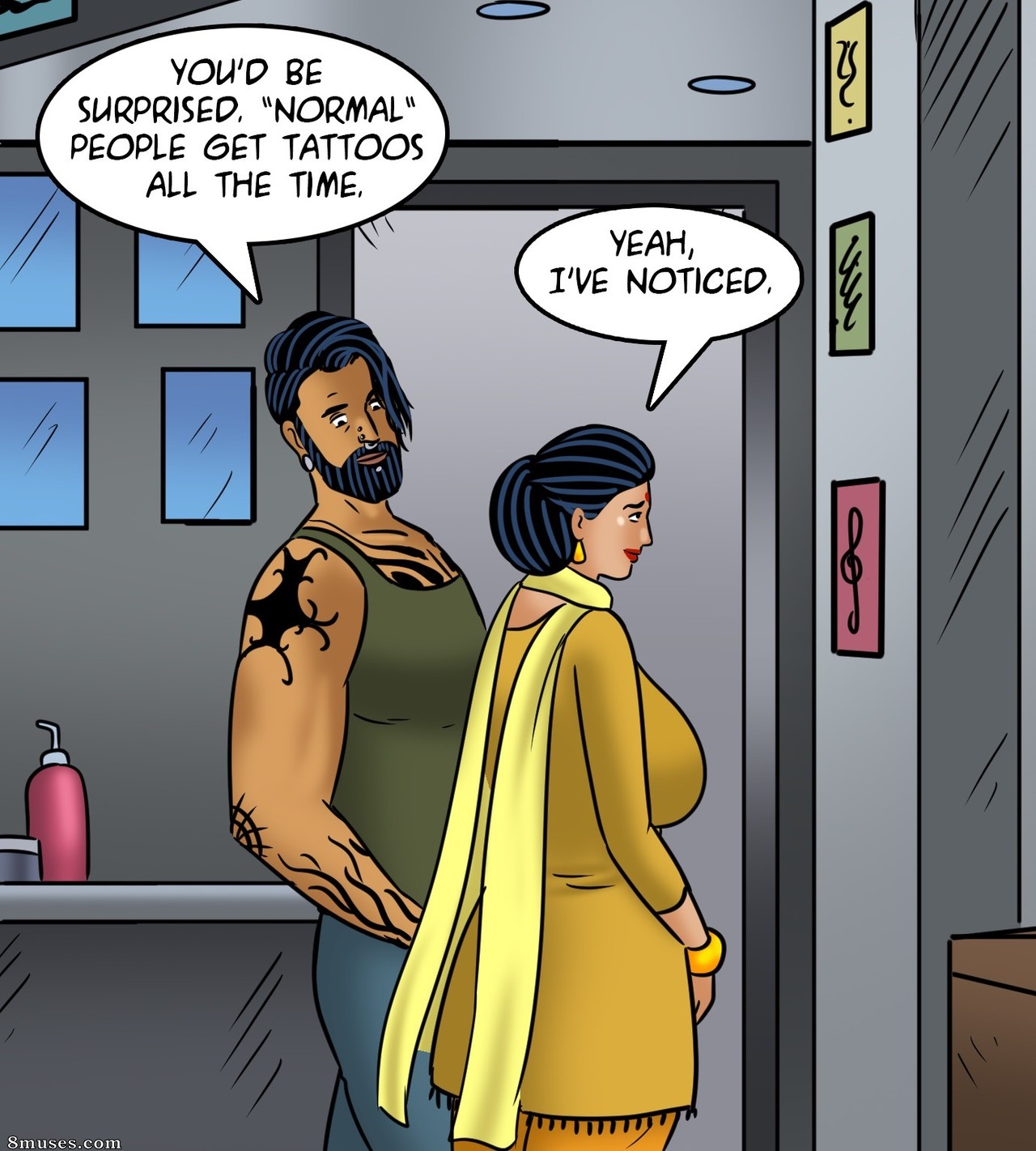 Velamma - Issue 122 - Velamma get a Tattoo - Page 47