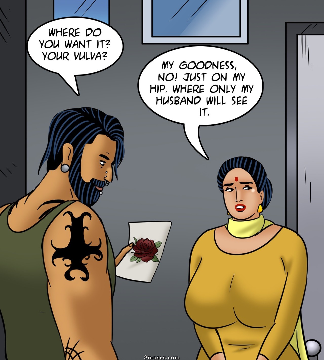 Velamma - Issue 122 - Velamma get a Tattoo - Page 50