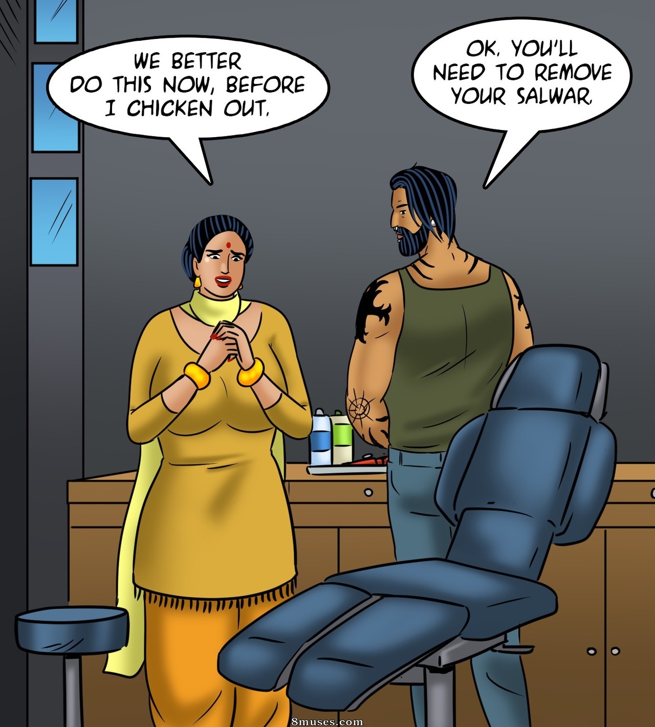 Velamma - Issue 122 - Velamma get a Tattoo - Page 62