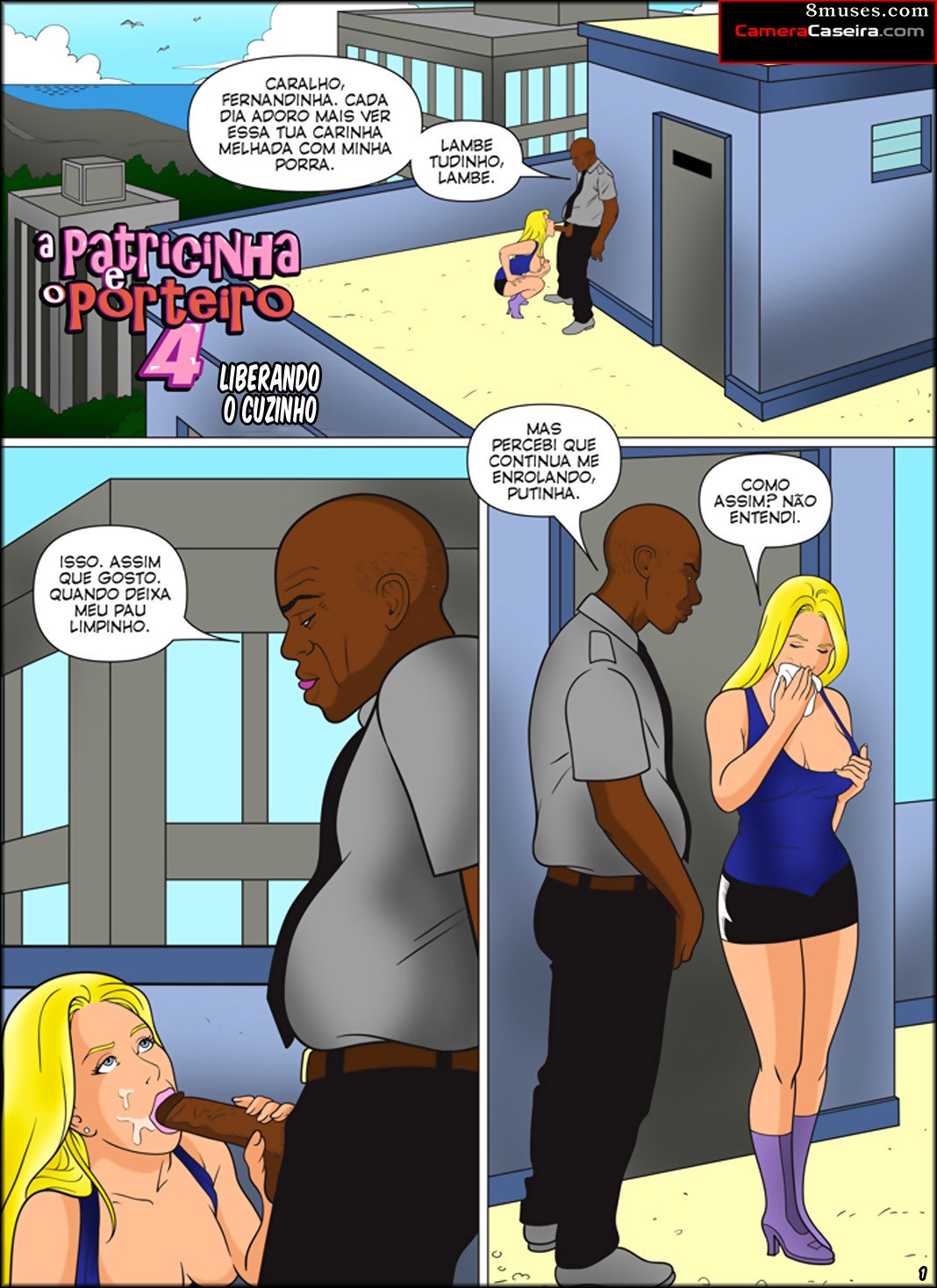 Negros Tarados e Dotados - 5 A Patricinha e o Porteiro 4 - Page 2