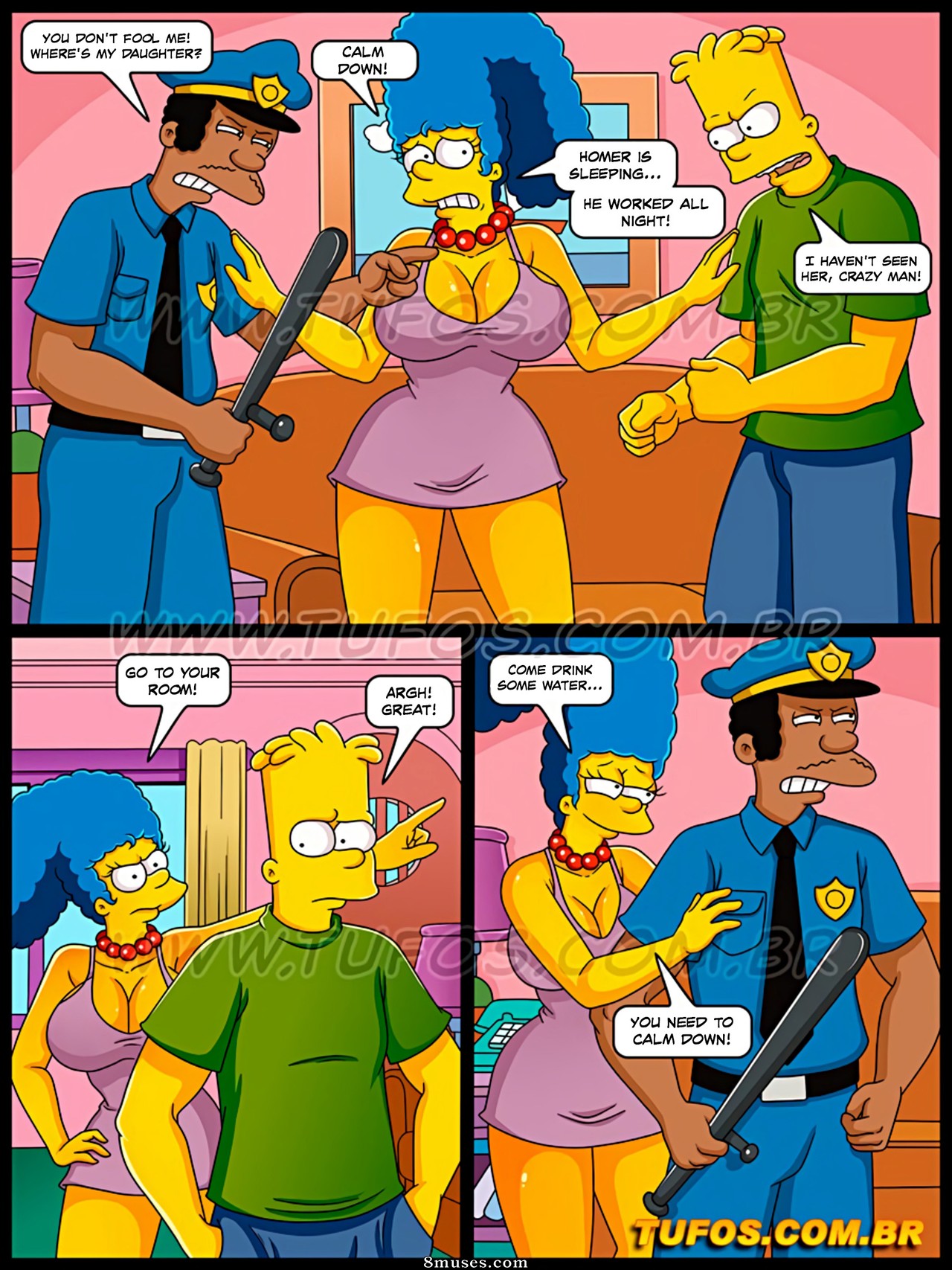 OS Simptoons - English - Issue 34 - Taking the cop's cock - Page 4