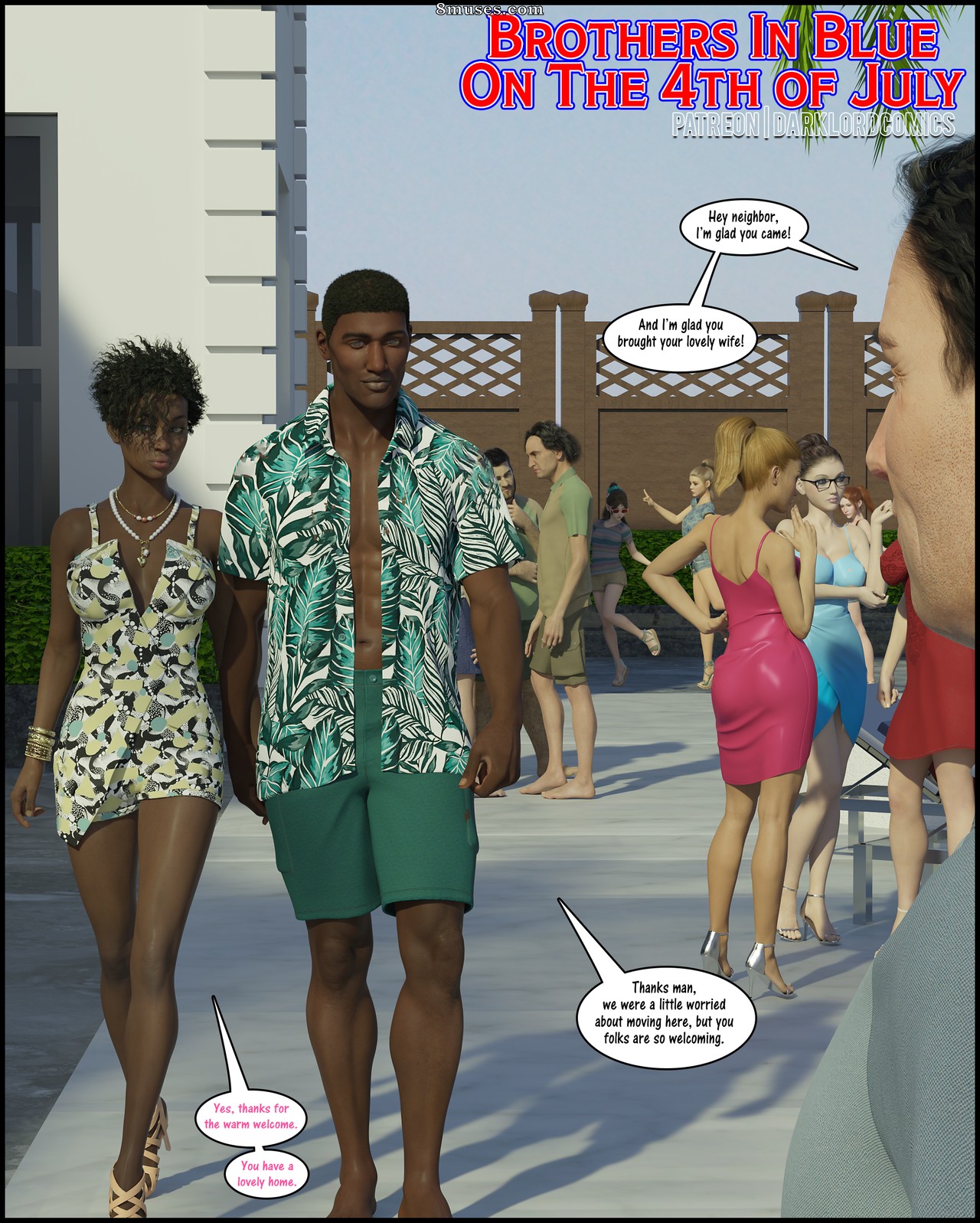 Darklord - Brothers in Blue on the 4th of July - Page 1