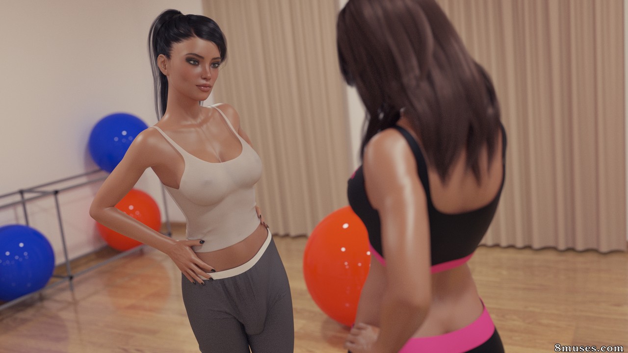 Forged3DX - Leah & Zara Sexy Gym - Page 14