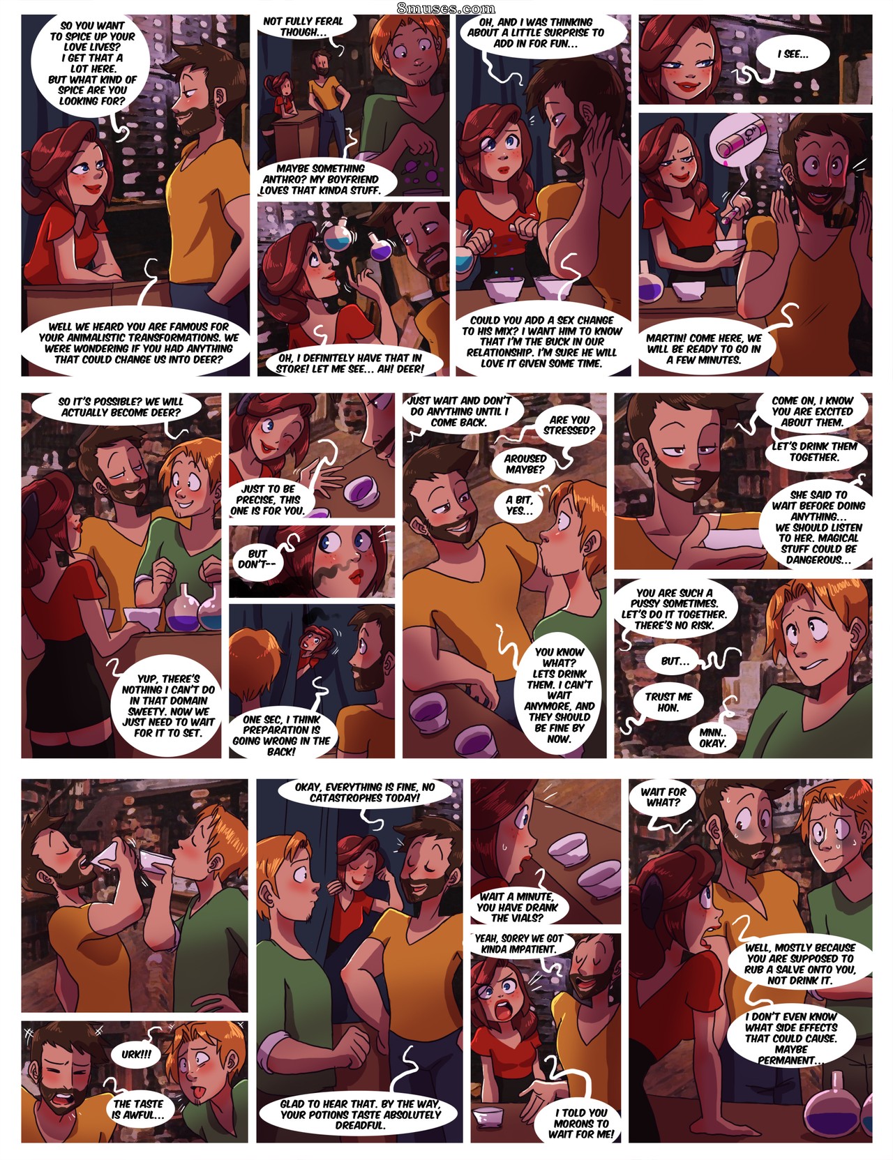 chesshire88 Comics - Adicionando um tempero às coisas - Página 1