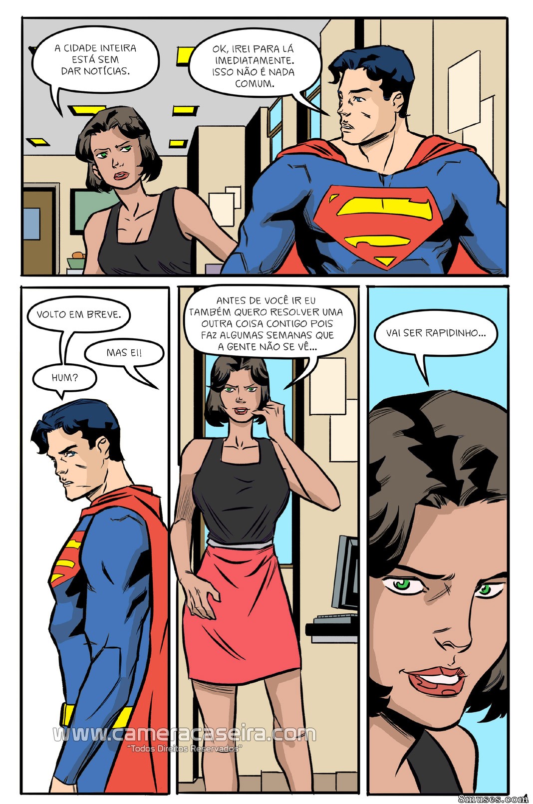 A Vida Secreta dos Super Heróis - 4 Chegou, Fodeu e foi Embora - Page 4