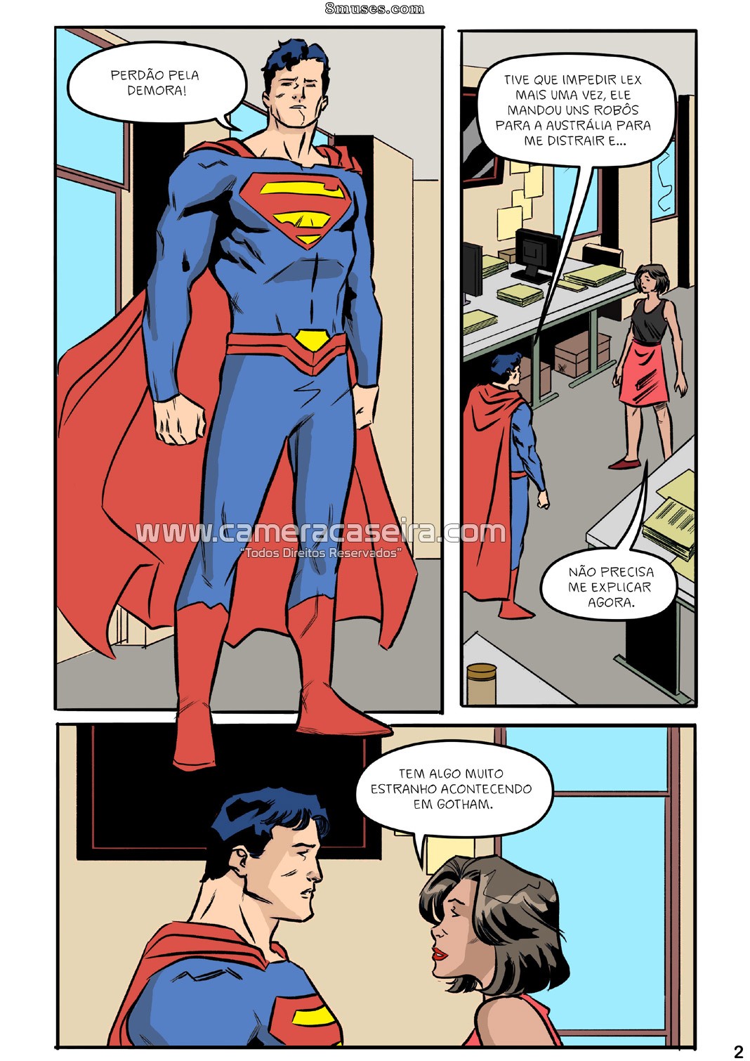 A Vida Secreta dos Super Heróis - 4 Chegou, Fodeu e foi Embora - Page 2