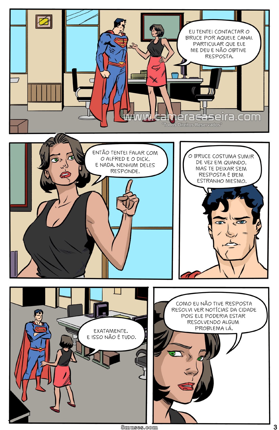 A Vida Secreta dos Super Heróis - 4 Chegou, Fodeu e foi Embora - Page 3