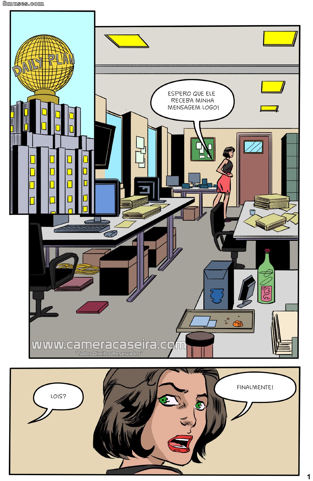 A Vida Secreta dos Super Heróis - 4 Chegou, Fodeu e foi Embora - Page 1