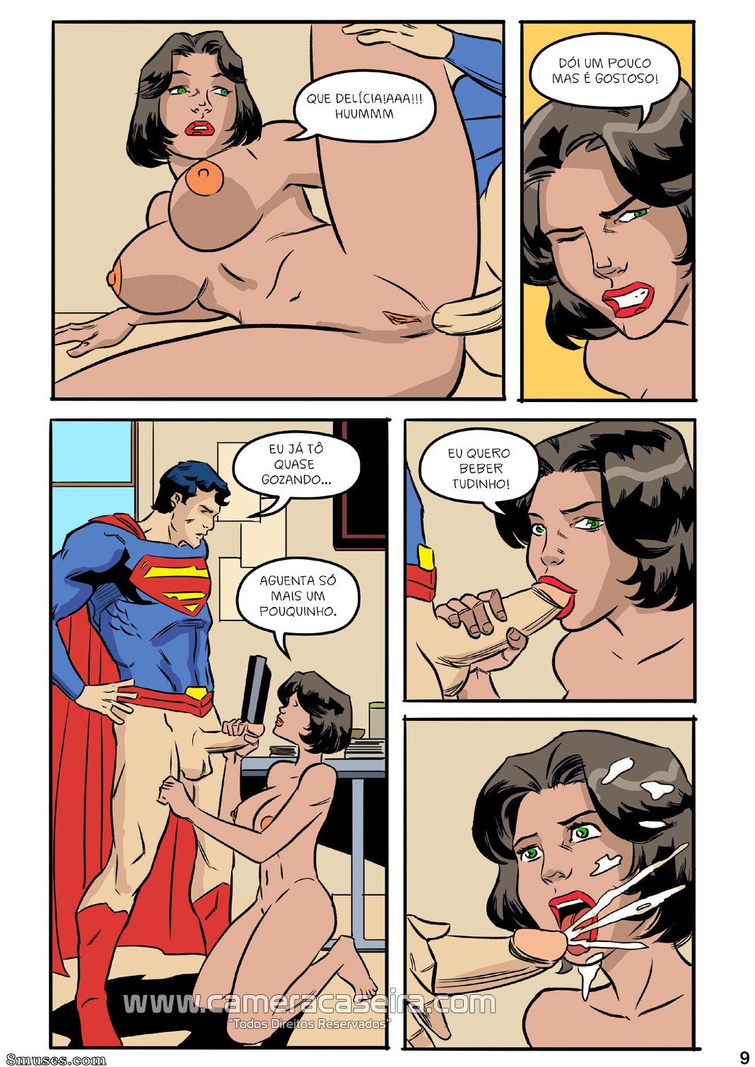 A Vida Secreta dos Super Heróis - 4 Chegou, Fodeu e foi Embora - Page 9