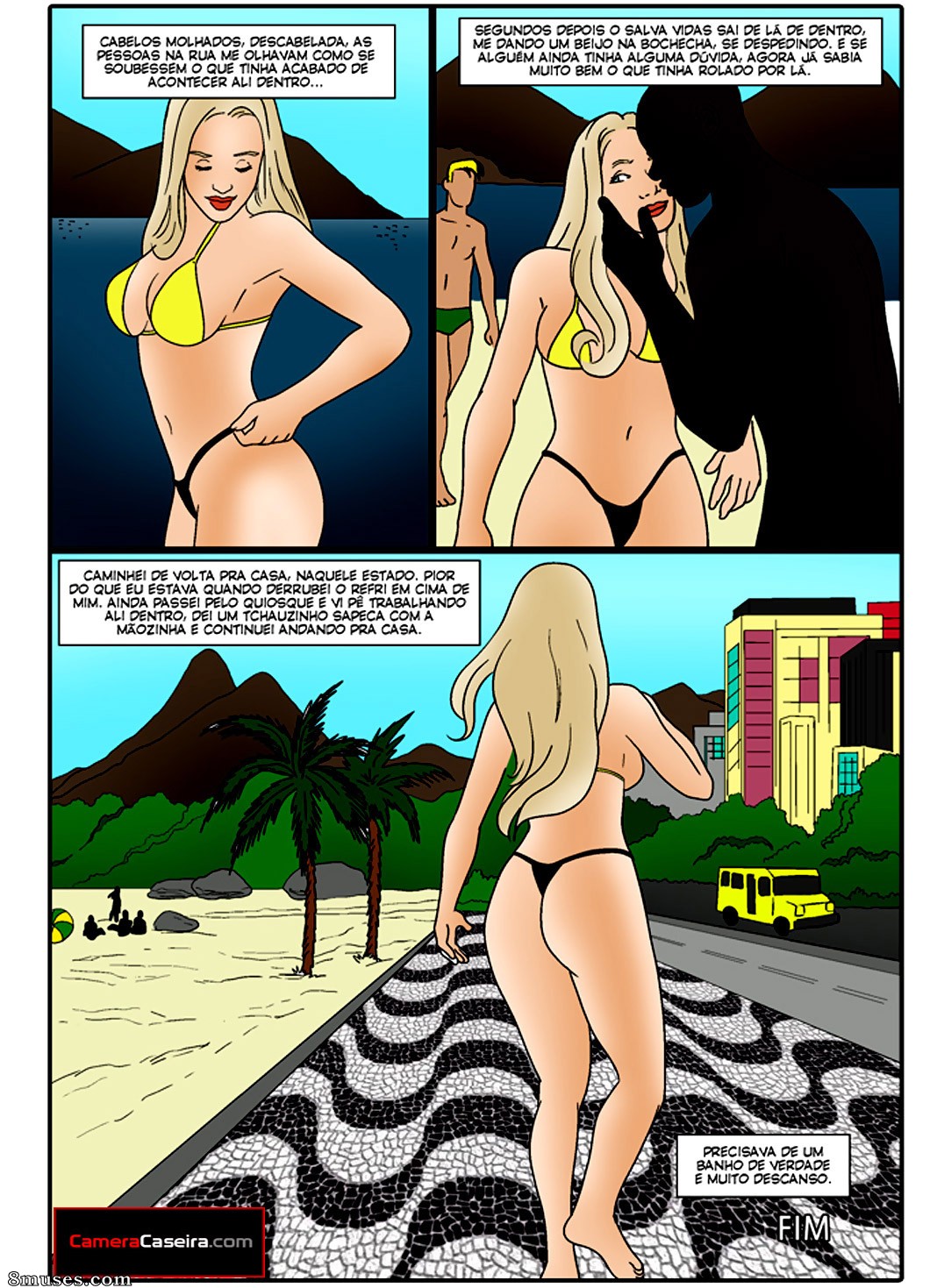 Page 21 |  Various-Authors/CameraCaseira-Comics/Negros-Tarados-e-Dotados/8-Quero-gua-de-Coco-e-um- Pau-no-Cu | 8muses - Sex Comics