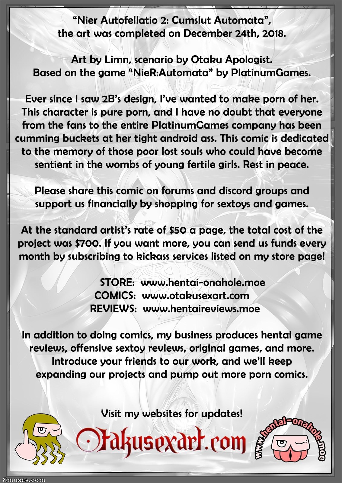 Nier Autofellatio - Issue 2 - Cumslut Automata - Page 31